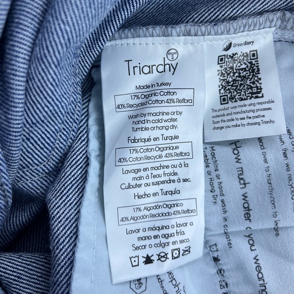 Triarchy x Josephine Skriver Two Tone Jeans N212-5 - Picture 6 of 11